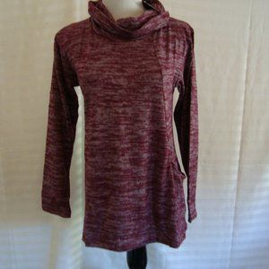 NWT Yak & Yeti Long Sleeve Pullover Lightweight Cowl Neck Top w/ Pocket sz XL